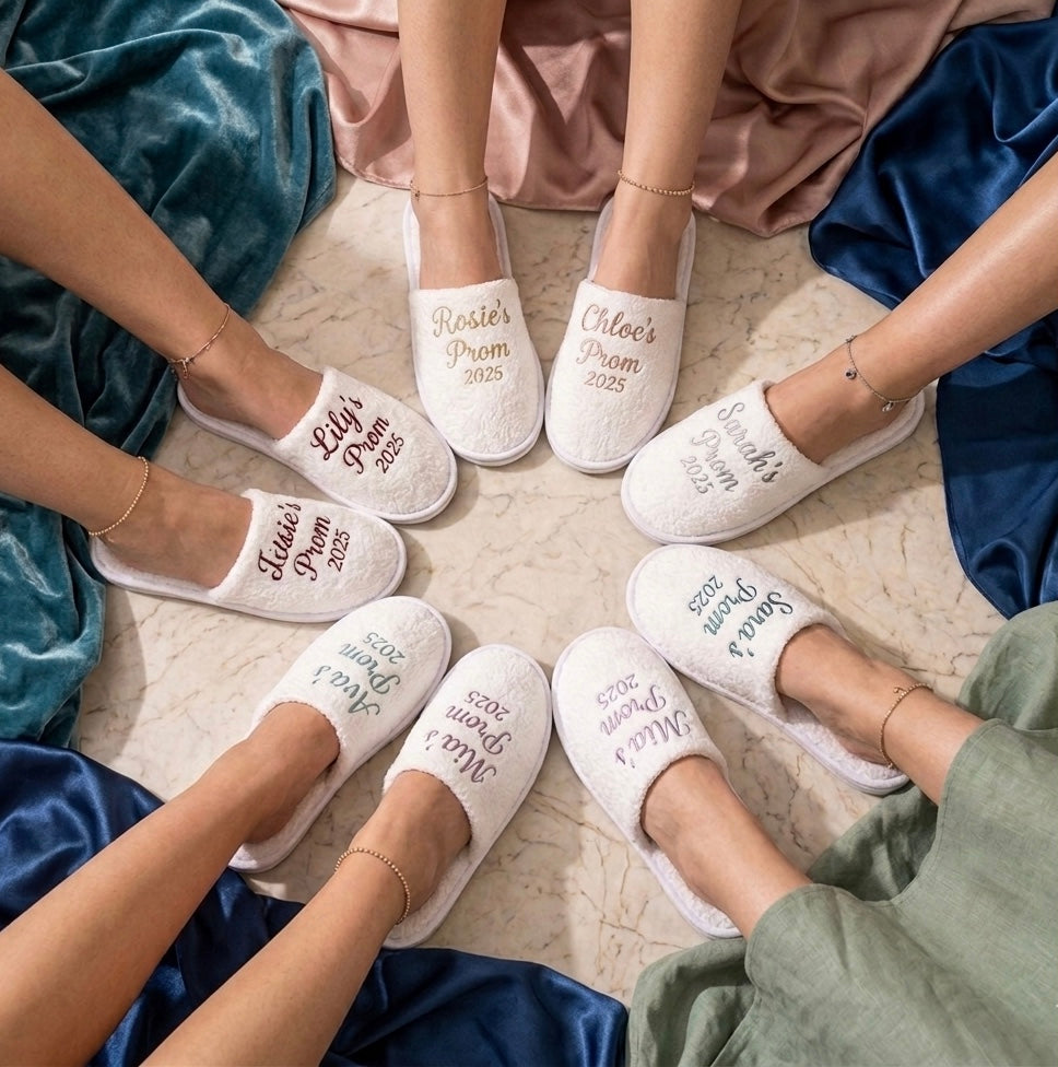 Personalised Prom Slippers