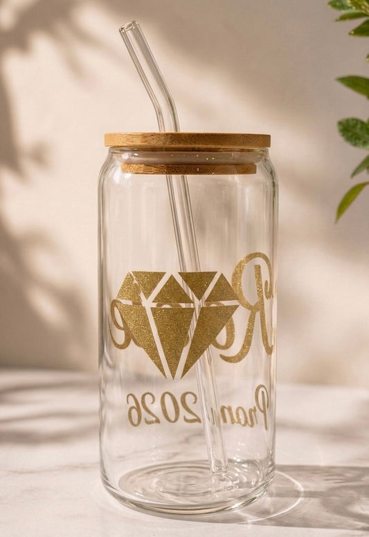 Personalised Prom Glass Tumbler