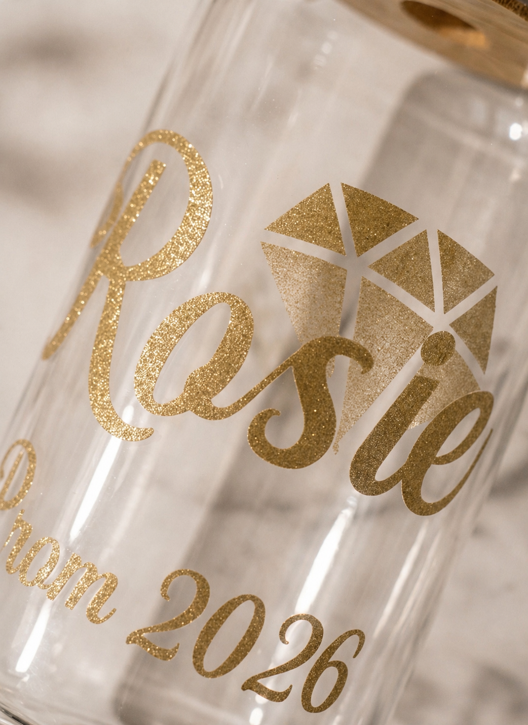 Personalised Prom Glass Tumbler