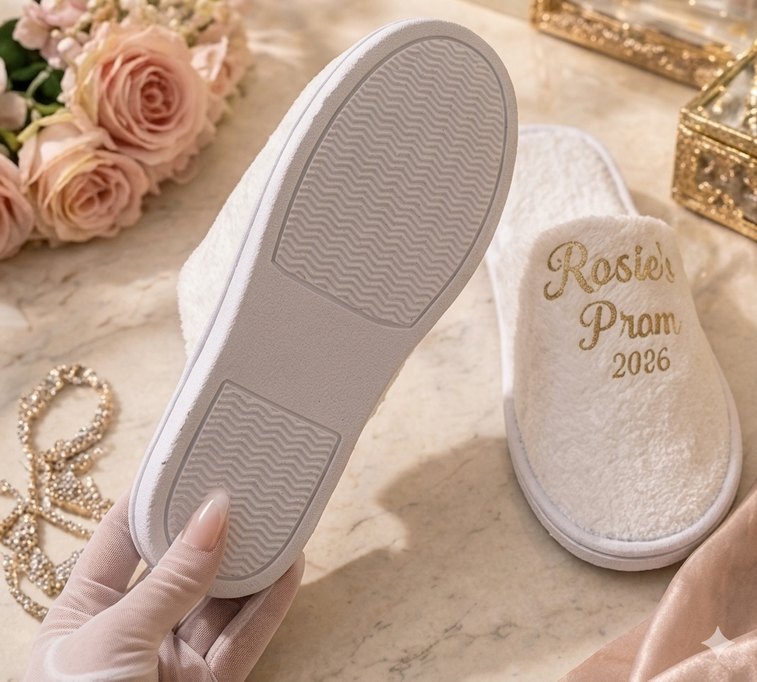 Personalised Prom Slippers