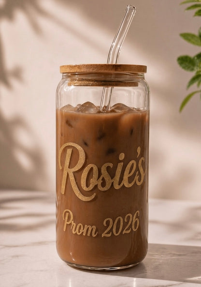 Personalised Prom Glass Tumbler