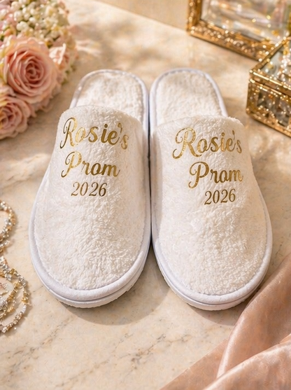 Personalised Prom Slippers