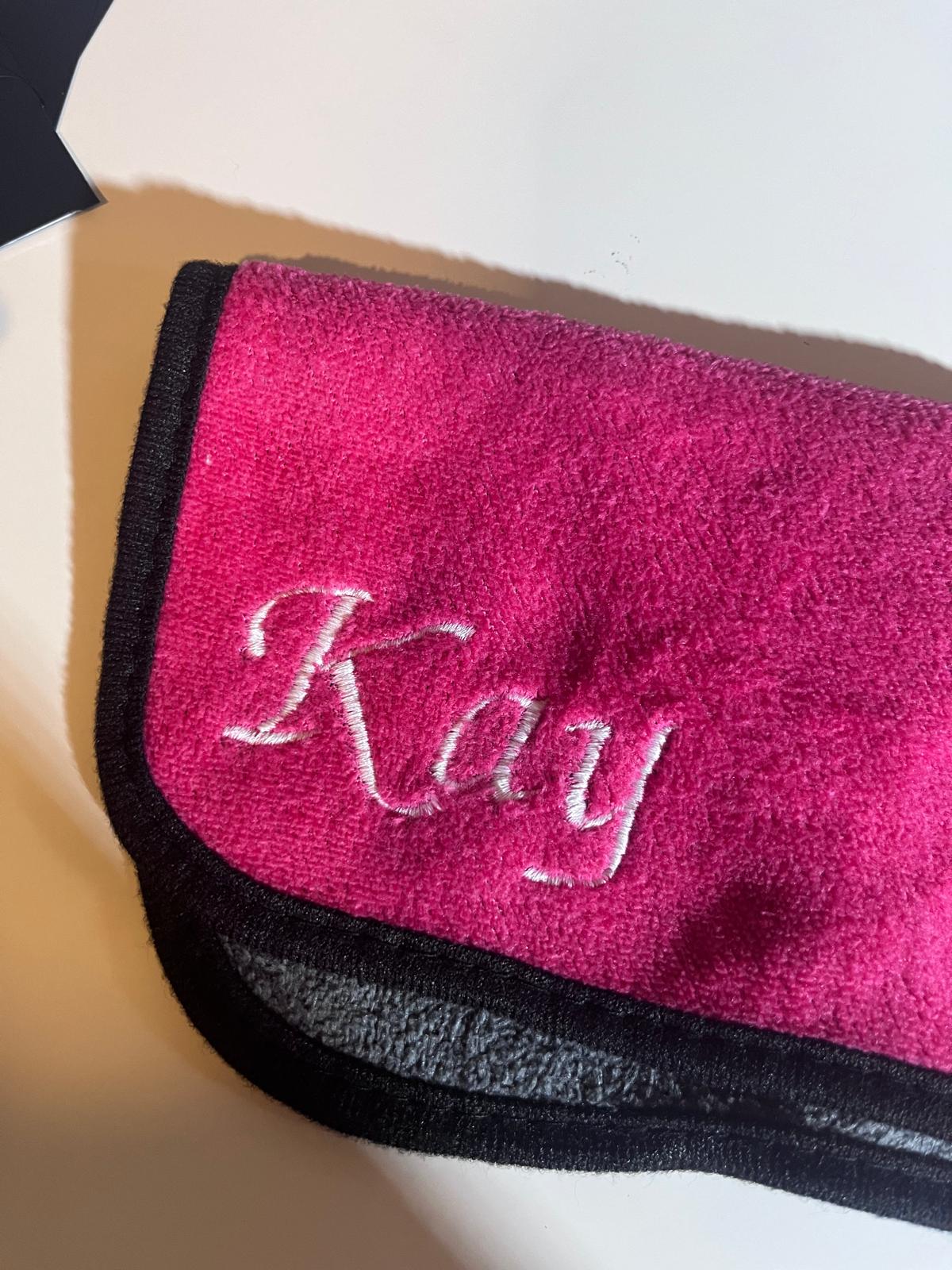 Personalised embroidered figure skate cloths