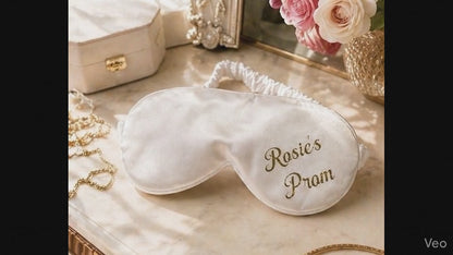 Personalised Prom Satin Eye Mask